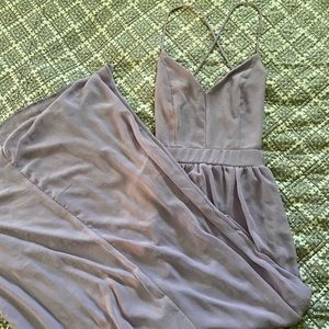 Lulus Backless Maxi Dress size (0-2, extra small)